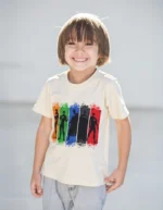 ⁦تى شيرت أطفالى قطن أوفر سايز مطبوع Avengers⁩ - الصورة ⁦5⁩