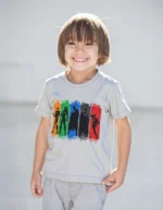 ⁦تى شيرت أطفالى قطن أوفر سايز مطبوع Avengers⁩ - الصورة ⁦7⁩