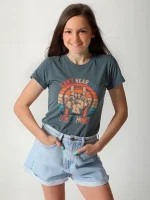 ⁦تى شيرت وسط قطن أوفر سايز مطبوع Iam Gaming⁩ - الصورة ⁦4⁩