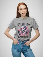 Girls' Teen Cotton Oversized Printed I Promise T-Shirt - Image 4