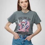 Girls' Teen Cotton Oversized Printed I Promise T-Shirt