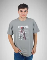 ⁦تى شيرت محير بوليستر أوفر سايز مطبوع Hope⁩ - الصورة ⁦2⁩