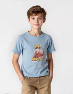 Naruto Printed Oversized Polyester Kids T-Shirt - Image 3