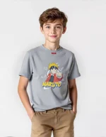 Naruto Printed Oversized Polyester Kids T-Shirt