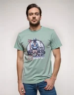 تى شيرت رجالى بوليستر أوفر سايز مطبوع 21ST BOYZ