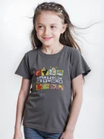 Girls' oversized cotton T-shirt, printed with CARTOON NETWORK - Image 4
