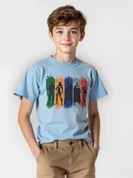 Boys' Avengers Printed Oversized Cotton T-Shirt - Image 6