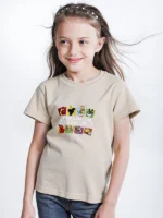 Girls' oversized cotton T-shirt, printed with CARTOON NETWORK - Image 2