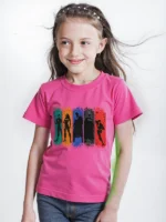 ⁦تى شيرت أطفالى بناتى قطن أوفر سايز مطبوع Avengers⁩ - الصورة ⁦6⁩