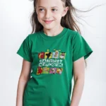 تى شيرت أطفالى بناتى قطن أوفر سايز مطبوع CARTOON NETWORK