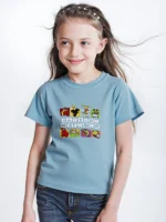 Girls' oversized cotton T-shirt, printed with CARTOON NETWORK - Image 3