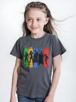 ⁦تى شيرت أطفالى بناتى قطن أوفر سايز مطبوع Avengers⁩ - الصورة ⁦5⁩