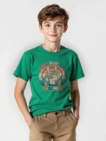 Boys' Oversized Cotton T-Shirt with I'm Gaming Print - Image 5