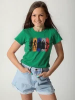 ⁦تى شيرت وسط قطن أوفر سايز مطبوع  Avengers⁩ - الصورة ⁦4⁩