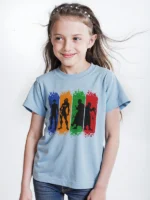 تى شيرت أطفالى بناتى قطن أوفر سايز مطبوع Avengers