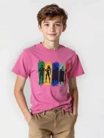 Boys' Avengers Printed Oversized Cotton T-Shirt